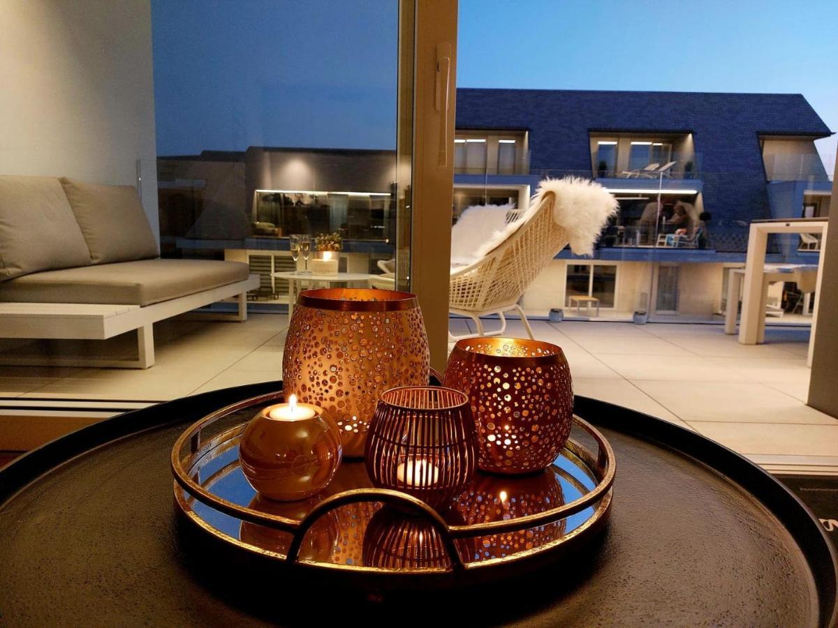 Villa Creole 0308 Luxe Appartement Met Verwarmd Zwembad Nieuwpoort Jachthaven Eksteriør billede