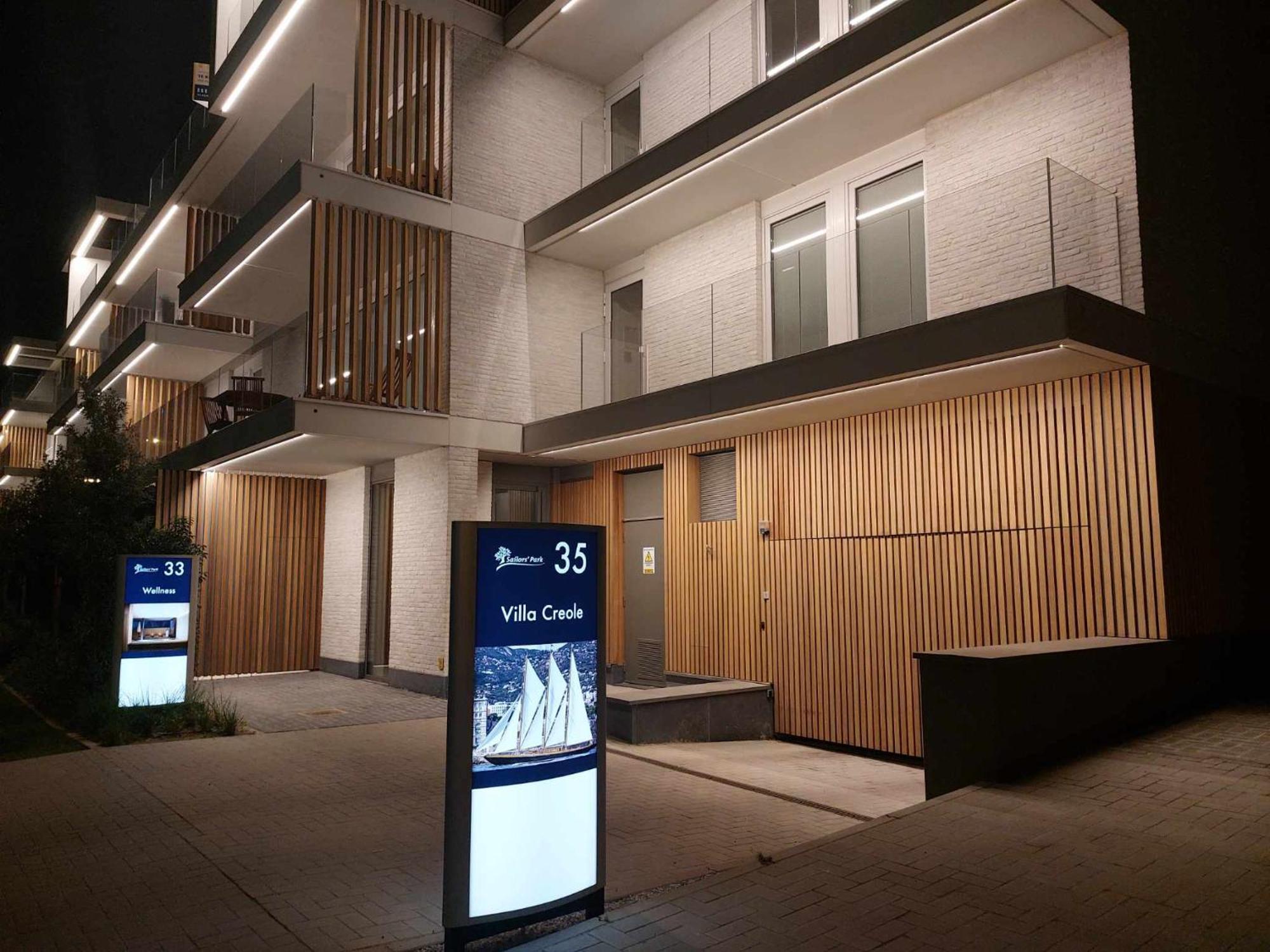 Villa Creole 0308 Luxe Appartement Met Verwarmd Zwembad Nieuwpoort Jachthaven Eksteriør billede