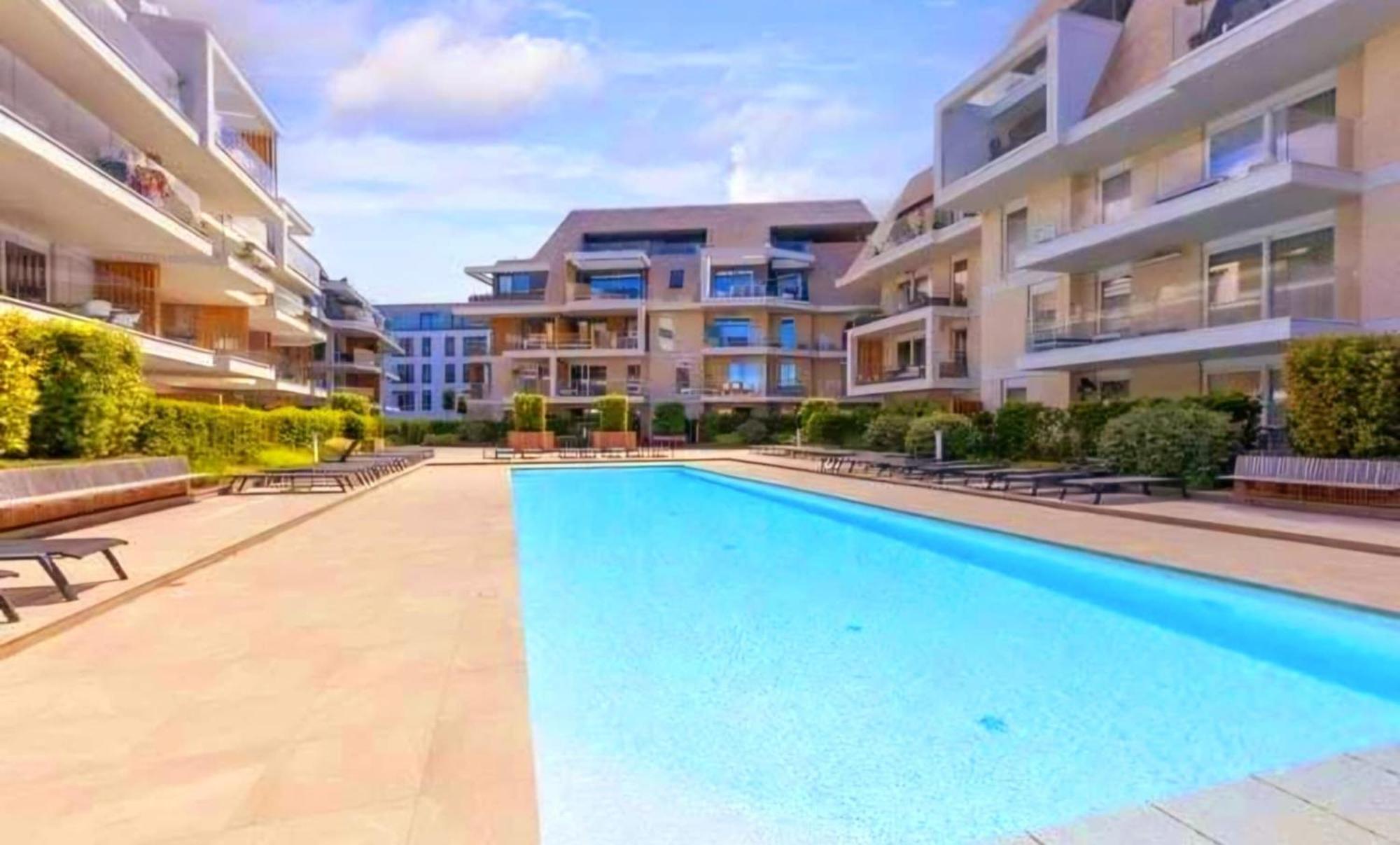Villa Creole 0308 Luxe Appartement Met Verwarmd Zwembad Nieuwpoort Jachthaven Eksteriør billede